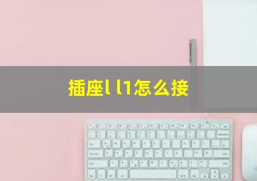 插座l l1怎么接